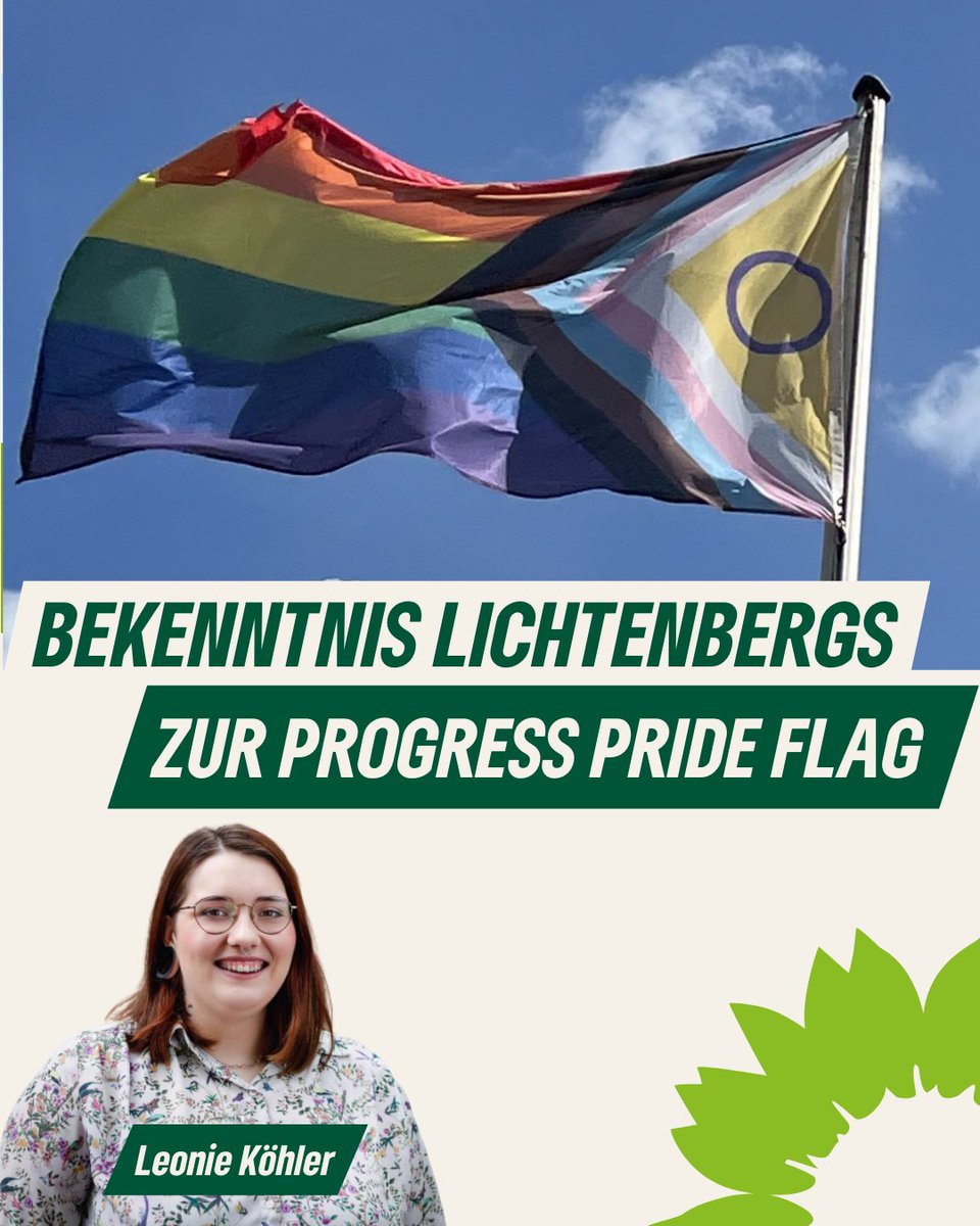 Aus aktuellem Anlass fordern wir ein klares Bekenntnis des Bezirks zur Progress Pride Flag als Symbol für Vielfalt, Solidarität und die Rechte queerer* Menschen: Die #bvvlbg verurteilt alle Versuche, die Bedeutung der Flagge zu verzerren oder sie als spaltend darzustellen. (2/4)
