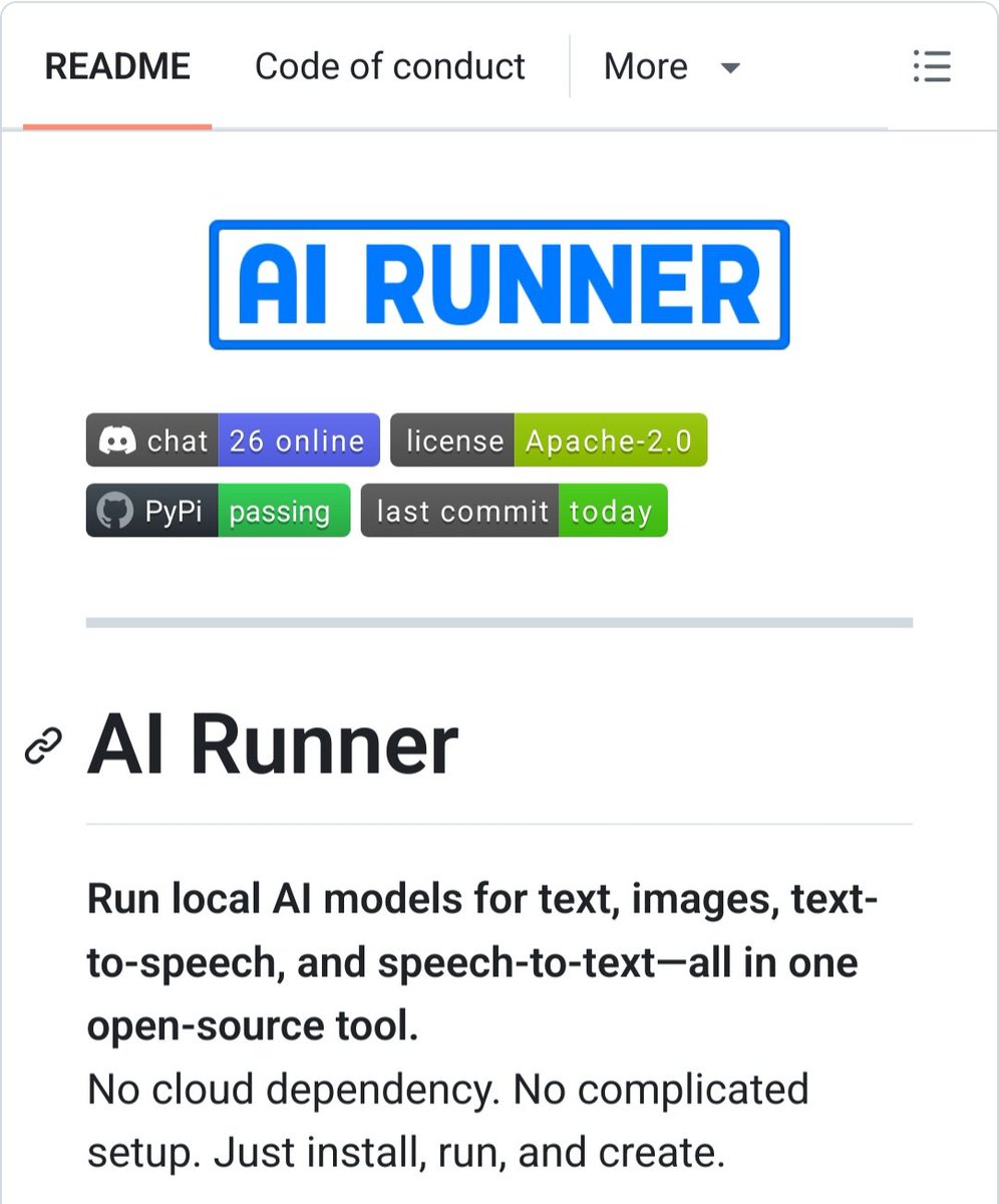 GithubProjects's tweet image. Offline AI Inference Engine for Hackers, Makers, and Builders.