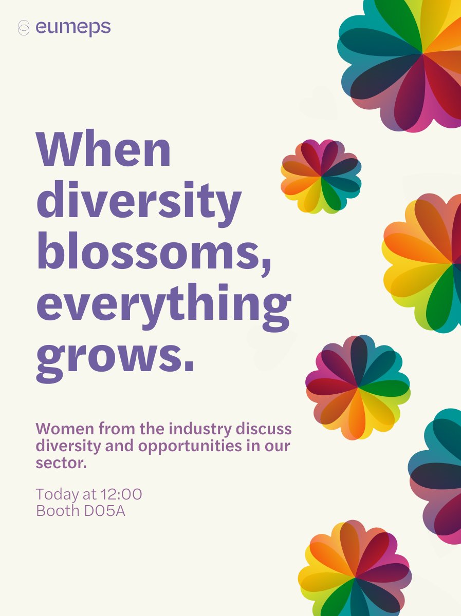 🎉 Launching today at #CIRPLEX2025: #WomenOfEUMEPS!

Join us at 12:00 at booth D05A for a discussion on inclusion, visibility &amp; leadership in the EPS industry.

🔗 More info: eumeps.eu/events/cirplex…

#EPSIndustry #Diversity #Sustainability #Leadership