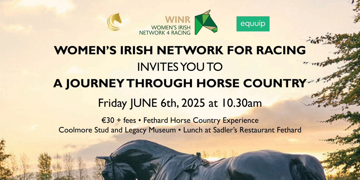 We excited to be hosting our next event”A Journey Through Horse Country on June 6th. 

Bookings through here: bit.ly/4mj1bZQ