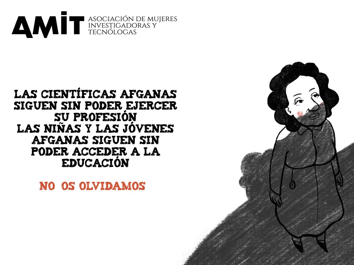 También esta semana, como todas, recordamos la pesadilla en la que viven nuestras colegas afganas y el resto de mujeres uy niñas de ese país. #NoOsOlvidamos