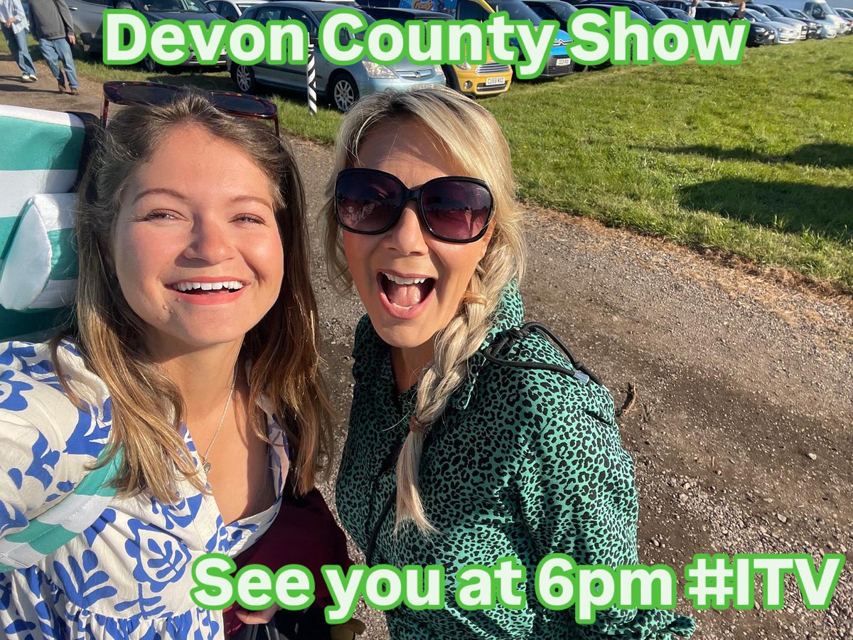 Alex Lovell (@alexlovelltv) on Twitter photo Just arrived at @devoncountyshow with <a href="/MarinaJenkins_/">Marina Jenkins</a> for full coverage of the show at 6pm <a href="/itvwestcountry/">ITV News West Country</a> Just arrived at @devoncountyshow with <a href="/MarinaJenkins_/">Marina Jenkins</a> for full coverage of the show at 6pm <a href="/itvwestcountry/">ITV News West Country</a>