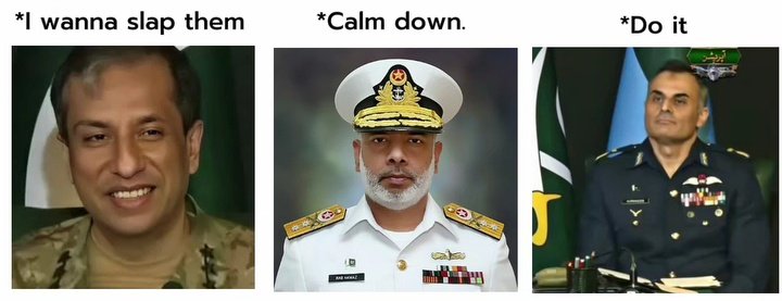 Alexandrite786's tweet photo. The most favourite trio of Pakistani people #DG #Aurangzaib #Silentguy
🇵🇰♥️🔥👑
#BanPTIForPakistan
#PakistanZindabad https://t.co/AhmVkG4onO