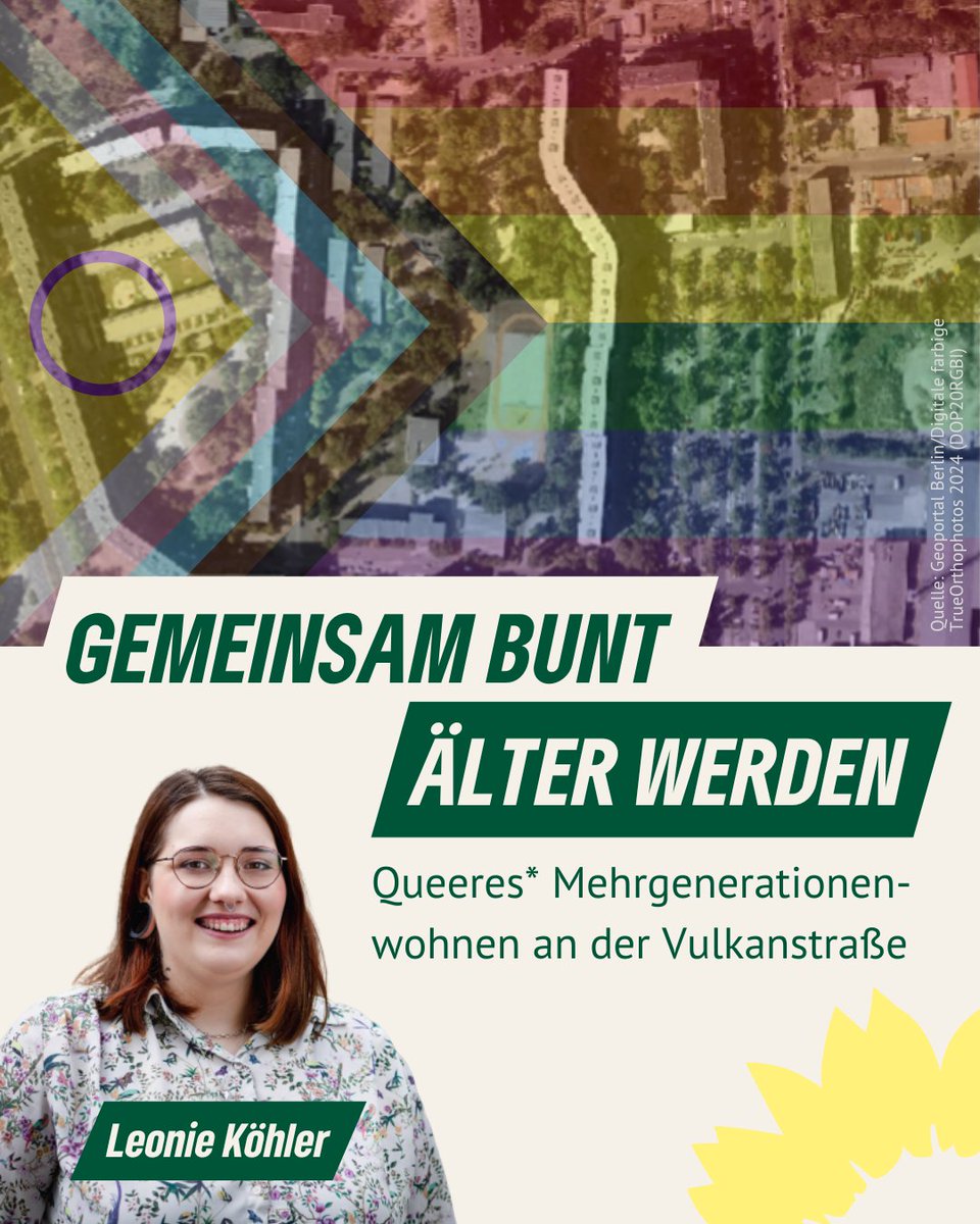 Wir fordern das <a href="/BaLichtenberg/">Bezirksamt Libg</a> auf, sich für ein queeres* Wohnprojekt auf dem bezirkseigenen Grundstück an der Vulkanstr. stark zu machen: Queere* Jugendliche erleben häufig Diskriminierung. Queeren* Senior*innen fehlt es an altersgerechten, akzeptierenden Betreuungsformen. (4/4)