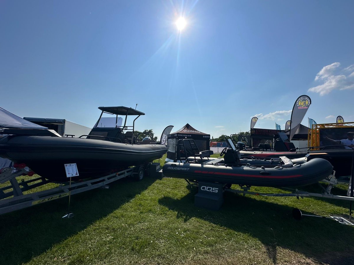 It's the morning of the <a href="/DevonCountyShow/">Devon County Show</a>, and it's great to have Aquaspirit RIBs in attendance flying the flag for Suzuki Marine! 

#ShowTime #SuzukiMarineGB #TheUltimateOutboardMotor
