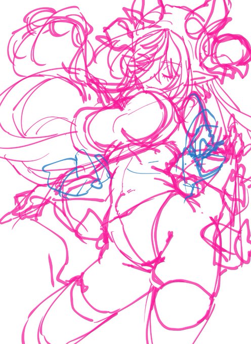 なんか描きたいんだけど構図がバシッと決まらない 