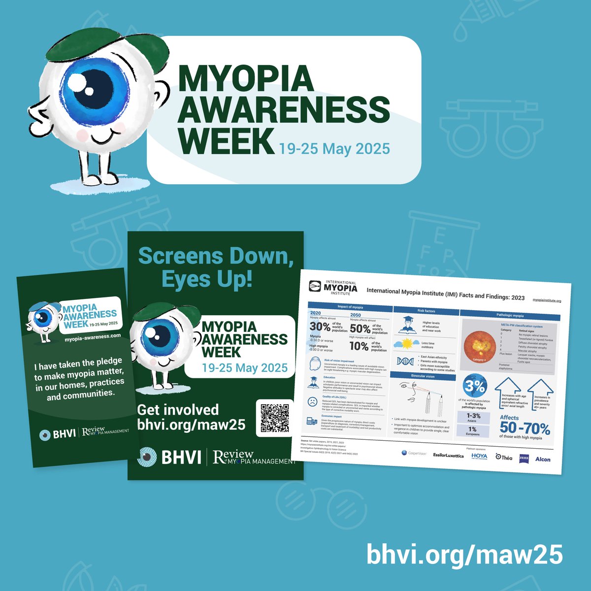 The #MAW25 toolkit is now live!

We've put together some handy resources for eye care practitioners and #MyopiaAwarenessWeek supporters to access for free.

Visit the official #MAW25 website to download and join us in making myopia matter!

bhvi.org/maw25/