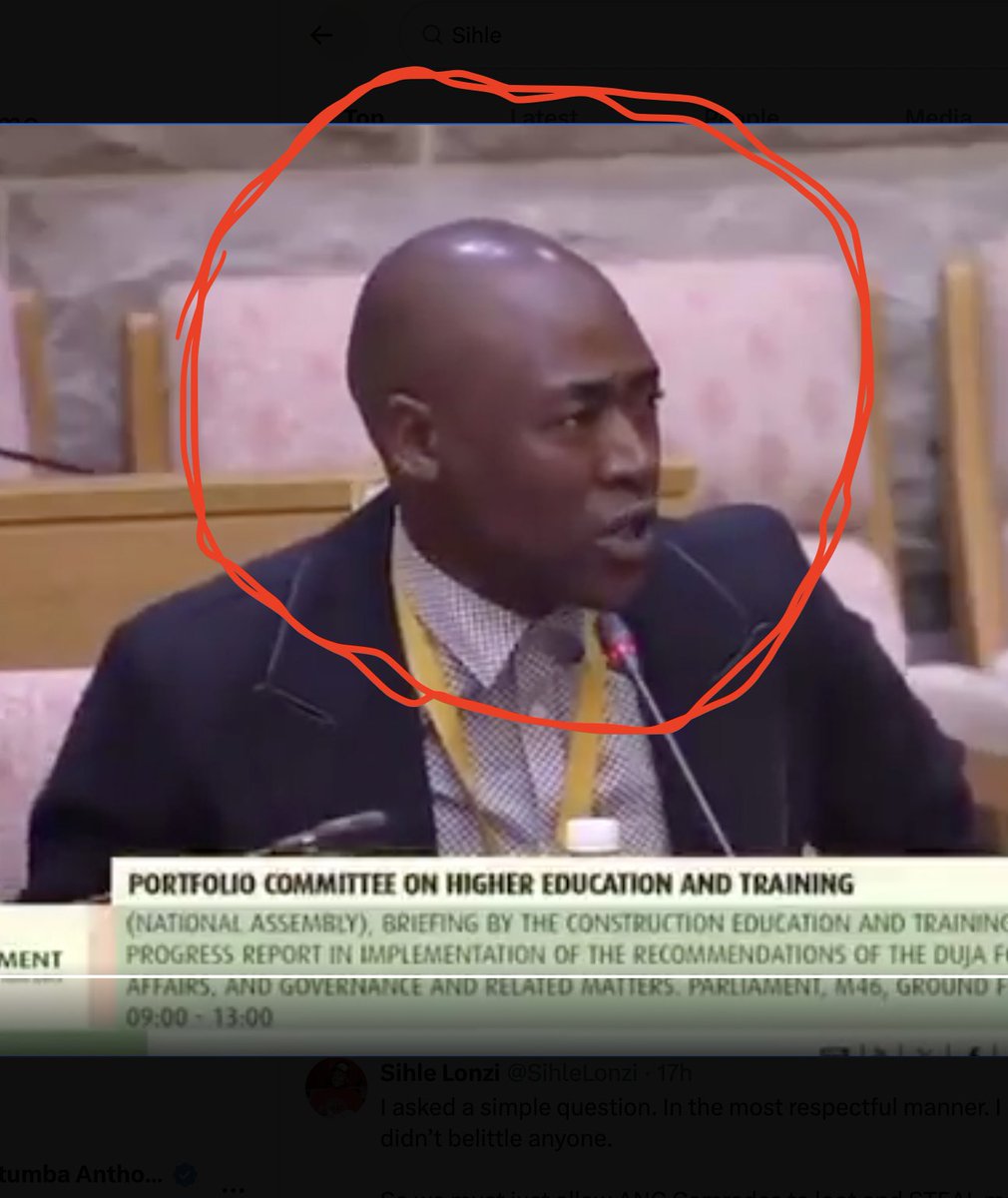 matumba_anthony's tweet image. What media and political analysts are not telling you is that the 36 years old member of parliament Mr Gaolatlhe David Kgabo of the ANC told parliament that as a young person he was ready to enter into a physical fight with Sihle Lonzi of the EFF. This is the quality of…