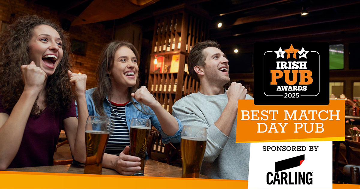 Does your pub deliver the ultimate match day experience? Enter the Best Match Day Pub and show what makes your venue a fan favourite.

To enter click here📲 irishpubawards.ie/enter Entries close May 30!

Category kindly sponsored by <a href="/carling/">Carling</a> 
#IrishPubAwards2025 #GameOn #MatchDay