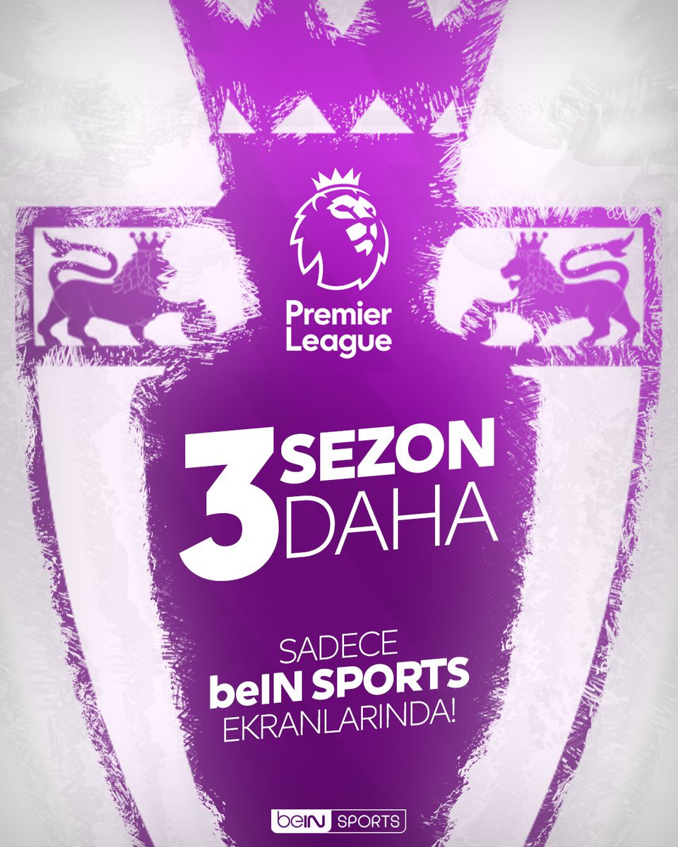 🤩 Premier League, 3 sezon daha sadece #beINSPORTS ekranlarında! #PL