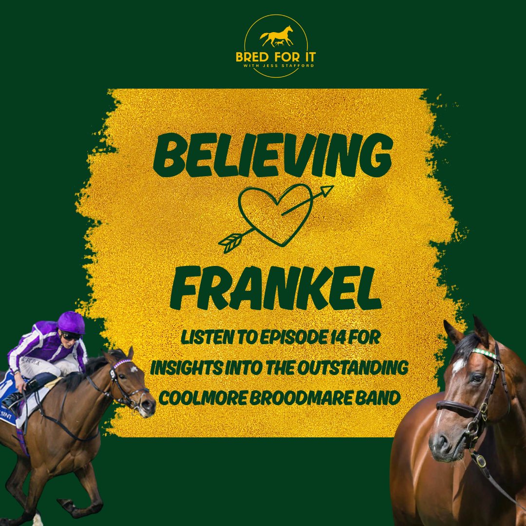 ‼️EXCLUSIVE‼️

Episode 14 is out now with big news regarding BELIEVING who is set to be COVERED BY FRANKEL ahead of her final run at Royal Ascot. 

A first for <a href="/coolmorestud/">Coolmore</a> as we hear from <a href="/markbyrne10/">Mark Byrne</a> 
Listen NOW on all podcast apps! 

#bredforit #coolmore