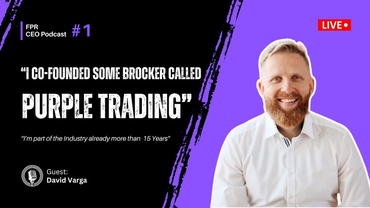 Podcast with the CEO of <a href="/fintokei/">Fintokei</a>  + Giveaway of 5 x 10K challenge Accounts 

youtu.be/F_roVNUNj94?si…