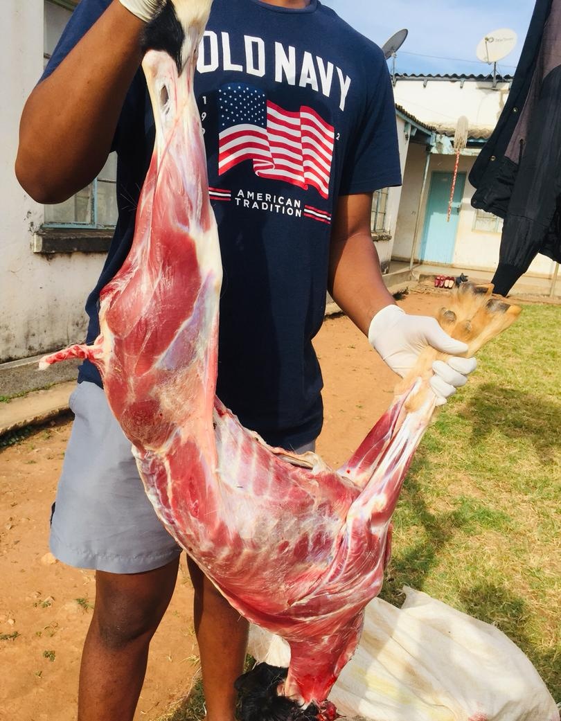 YUNG_CITY_LFC's tweet photo. SHARE THE COST, SHARE THE GOAT! 

ORGANISE A FRIEND OR A COLLEAGUE YOU BUY A GOAT CARCASS! 

K550. 

DELIVERY UPTO DOWNTOWN CHOPPIES LUSAKA K50.

Kindly help me retweet this 🙏 https://t.co/jbYBephoci