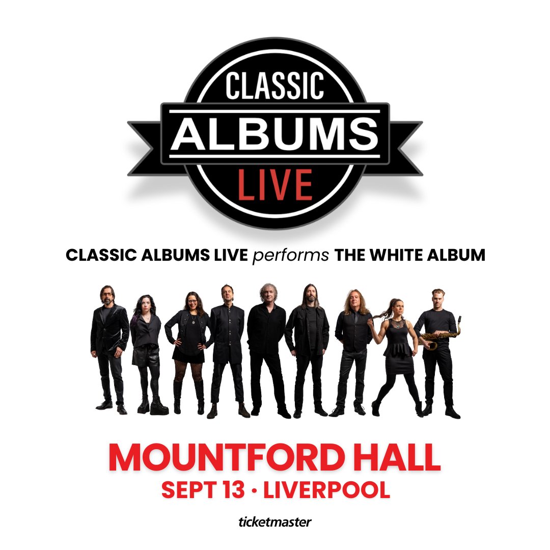 O2 Academy Liverpool (@o2academylpool) on Twitter photo Remember the thrill of hearing a full album, start to finish? <a href="/CALrocks/">Classic Albums Live</a> brings The Beatles’ iconic White Album to life - note for note, cut for cut. Coming to Liverpool Sat 13 Sept.
Tickets are on sale now amg-venues.com/baST50VSA2f Remember the thrill of hearing a full album, start to finish? <a href="/CALrocks/">Classic Albums Live</a> brings The Beatles’ iconic White Album to life - note for note, cut for cut. Coming to Liverpool Sat 13 Sept.
Tickets are on sale now amg-venues.com/baST50VSA2f