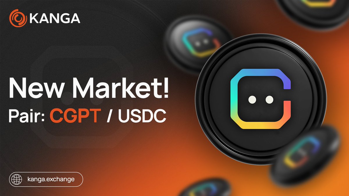 📣 New Market: ChainGPT ➡️ Pair: CGPT / USDC Start: 15.05.2025 09:00 UTC  ChainGPT (CGPT) is a cutting-edge AI token designed specifically for  blockchain and crypto. Powered by the ChainGPT language model,