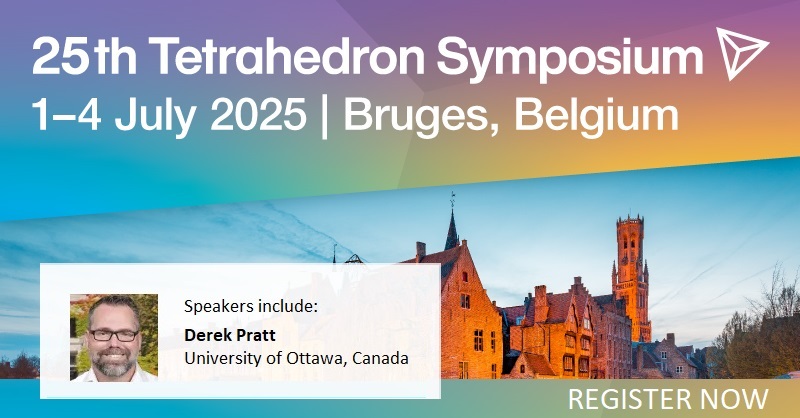 TetrahedronSymp's tweet image. Meet the #TETSymp speaker: Derek Pratt (@PrattGroup) @uOttawa to give invited lecture on the chemical basis of #ferroptosis, development of tools to study it and design of compounds to inhibit it.
Poster abstracts accepted by Friday at bit.ly/TETR2025