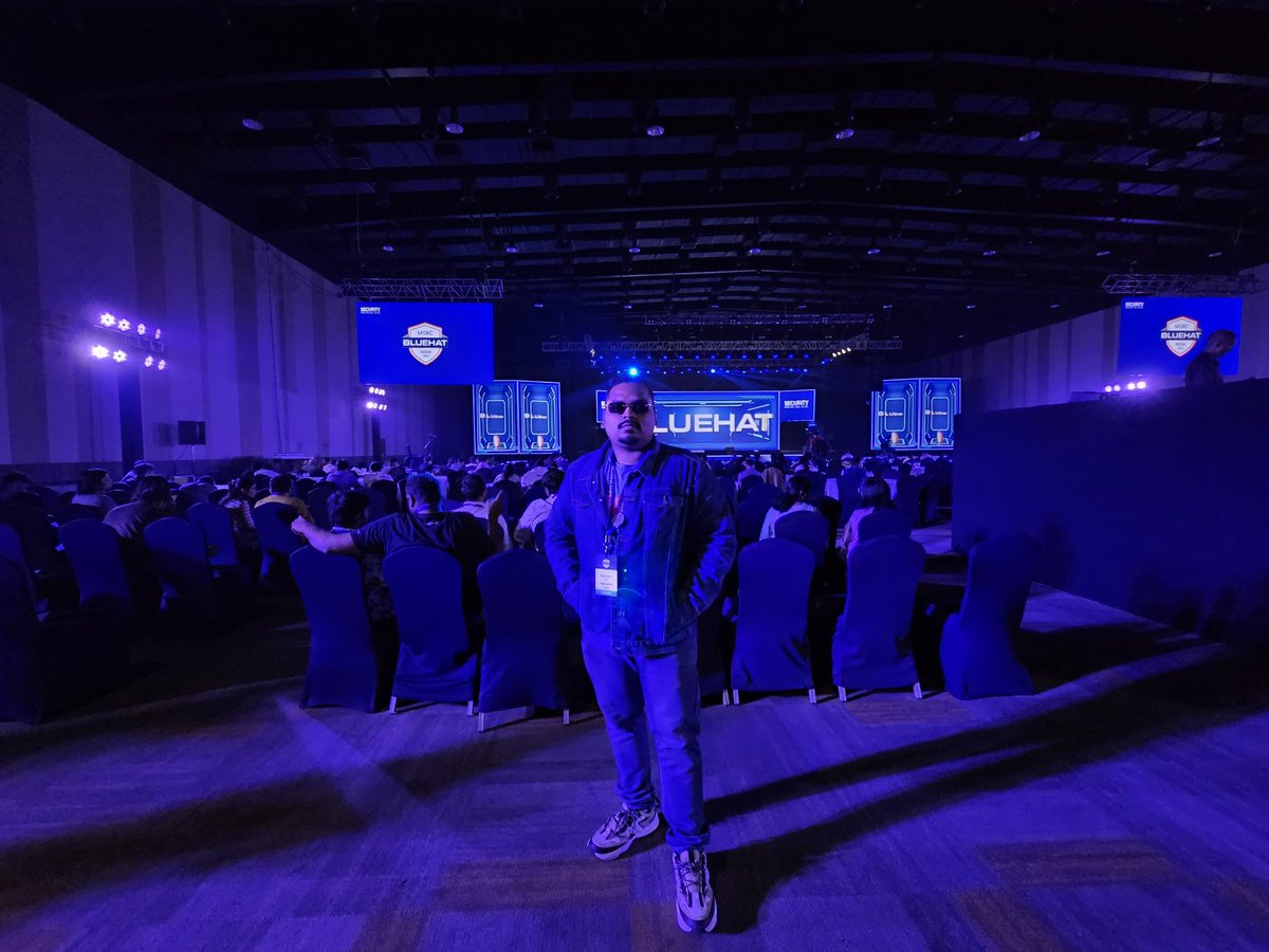 Shaik Arif Ali (@shaikarifali1) on Twitter photo Day 2 of #BlueHatIndia 🔐
Learning tons and meeting amazing folks in the security space.
If you're around, come say hi! 👋
<a href="/MSFTBlueHat/">Microsoft BlueHat</a> <a href="/msftsecresponse/">Security Response</a> Day 2 of #BlueHatIndia 🔐
Learning tons and meeting amazing folks in the security space.
If you're around, come say hi! 👋
<a href="/MSFTBlueHat/">Microsoft BlueHat</a> <a href="/msftsecresponse/">Security Response</a>