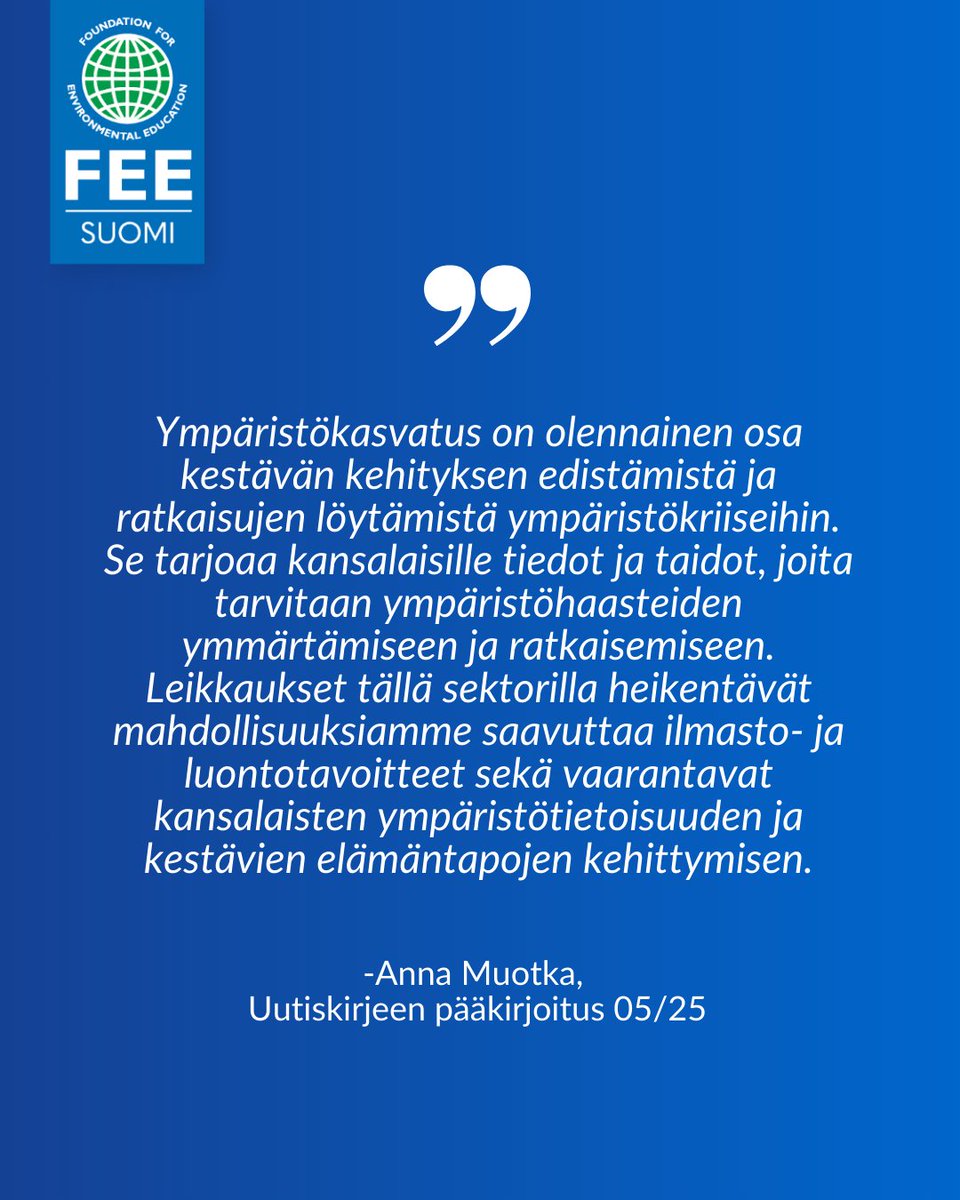 FEE Suomi tweet media