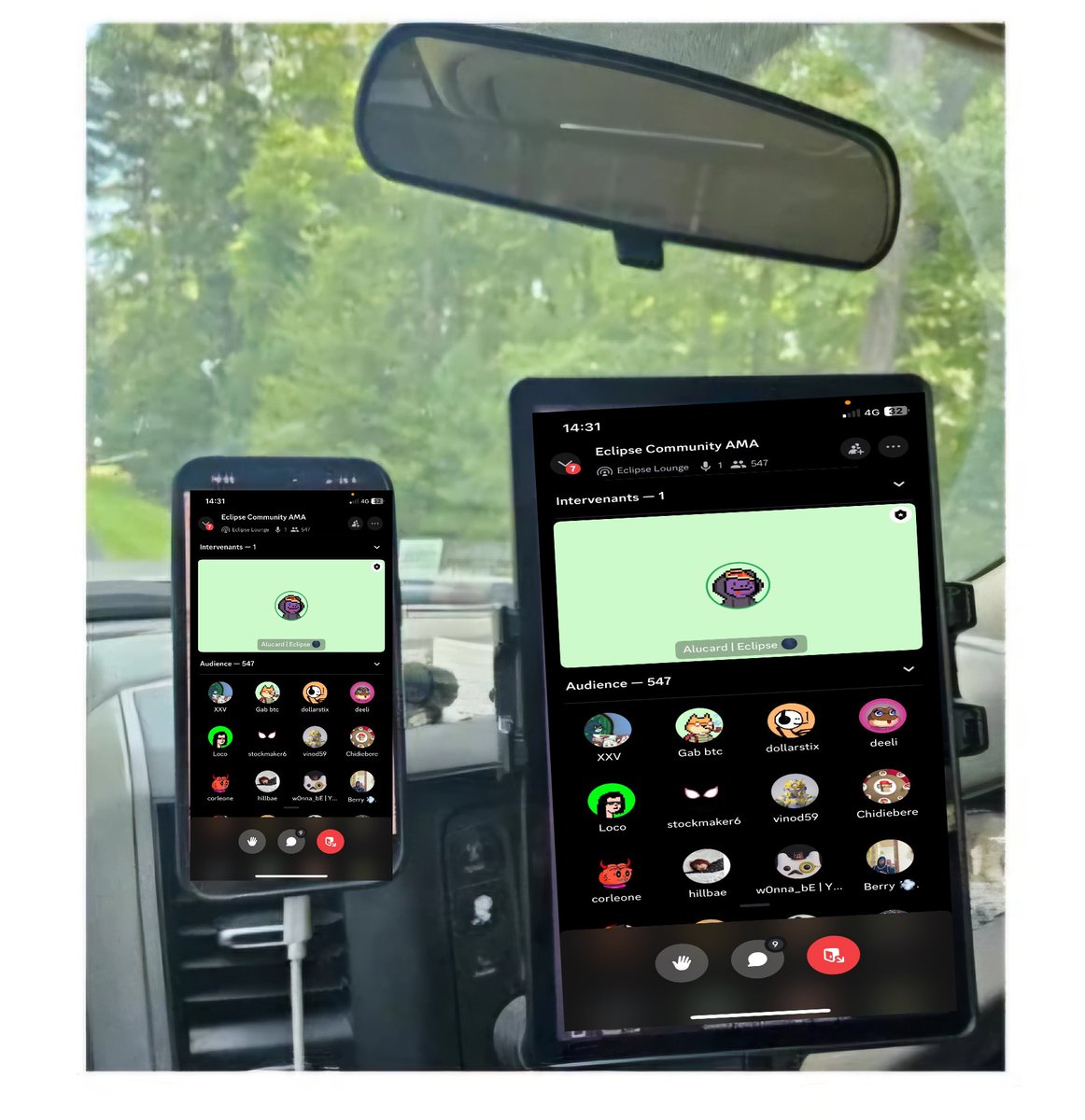 ElinTekin5's tweet photo. Even while driving for Uber, there's no way you're missing an @Alucard_eth AMA 😍😅

⏱️Set your reminders, cancel your fake meetings😁, and get your dose of alpha 🔥
Tonight in Eclipse Discord 🌘⚡️ https://t.co/lMISSLZlaO