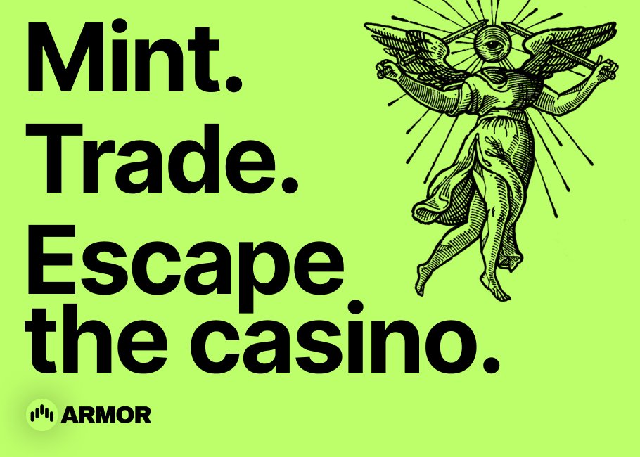 Upgrade your trading game with AI. Armor Wallet is a full featured trading tool for a new generation of investing.

You can get Armor Wallet in early access now. Just mint an Codex NFT and start trading.
codex.armorwallet.ai/#mint