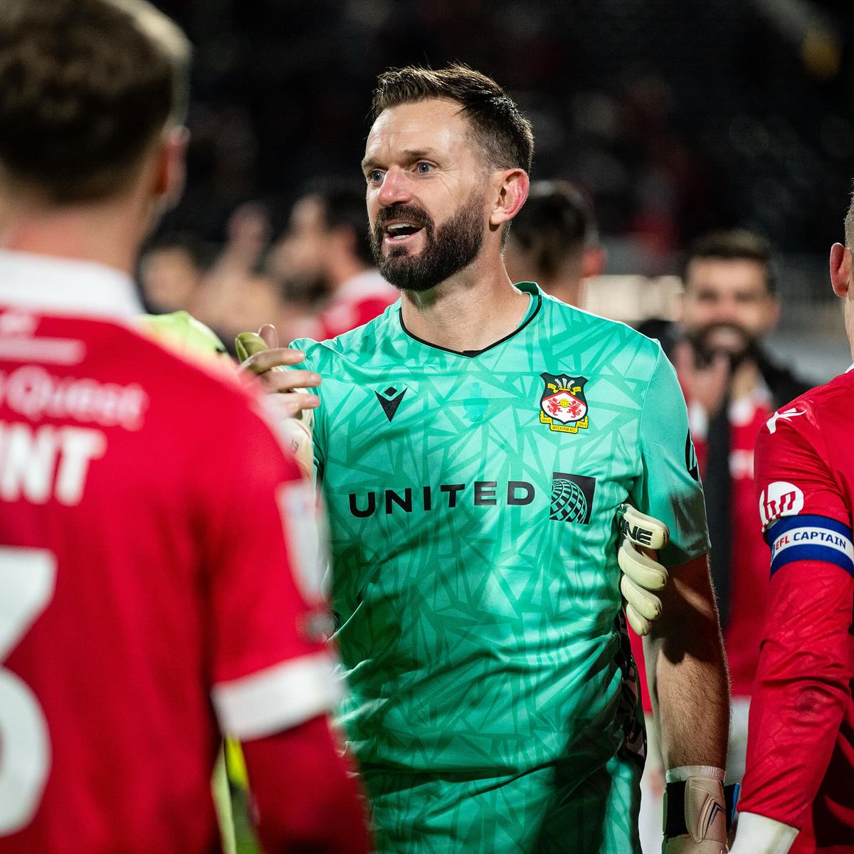 RobRyanRed's tweet image. 58 appearances, 19 clean sheets, three promotions.
Mark Howard has announced he will leave Wrexham this summer. One of the most important figures during our rise from non-league, a model professional.
Diolch, Chomp ❤️