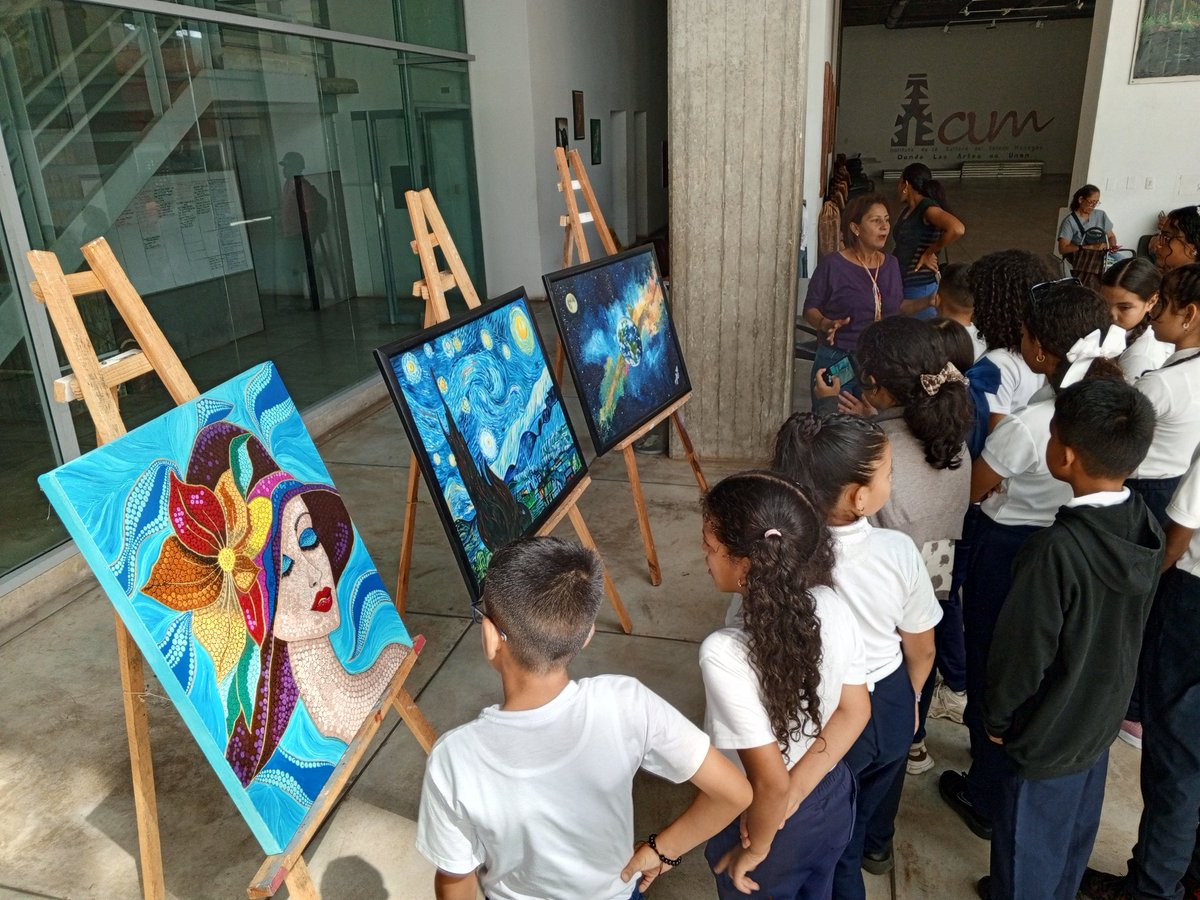 Reafirmando nuestro compromiso de seguir brindando espacios para el aprendizaje y motivación cultural,  de nuestras niños y niñas de las comunidades, hoy recibimos en el Museo Mateo Manaure a los brigadistas de artes plásticas del  C.E. Roraima de la parroquia La Cruz.