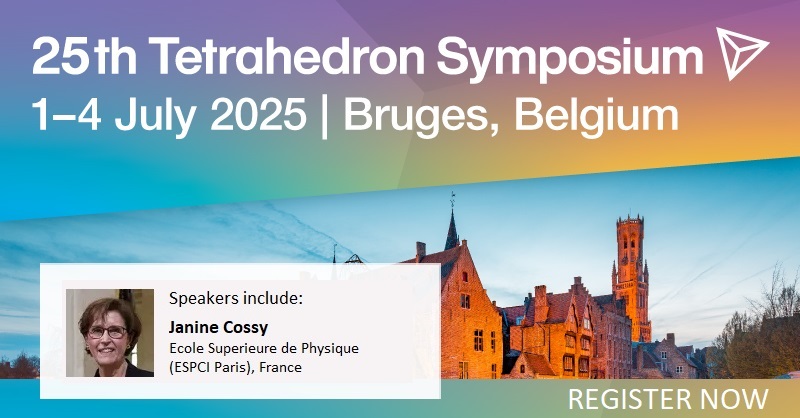 TetrahedronSymp's tweet image. Join invited speaker Janine Cossy @ESPCI_Paris to discuss development of methods to access bioactive compounds: Transition metals and alternatives at #TETSymp. View the full program and register at bit.ly/TETR2025
