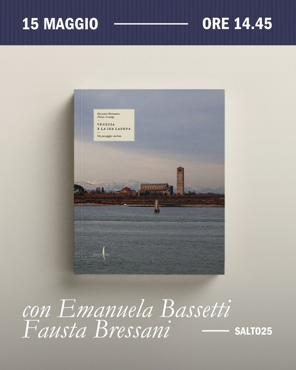 Il Salone del Libro è ufficialmente iniziato!

🗓 Oggi 15 maggio ore 14:45 Emanuela Bassetti e Fausta Bressani presentano il Progetto sui Siti Unesco a cura di Marsilio Arte e Regione del Veneto. 

📍 Pad. Oval, Spazio Veneto

#Marsilio #salto25