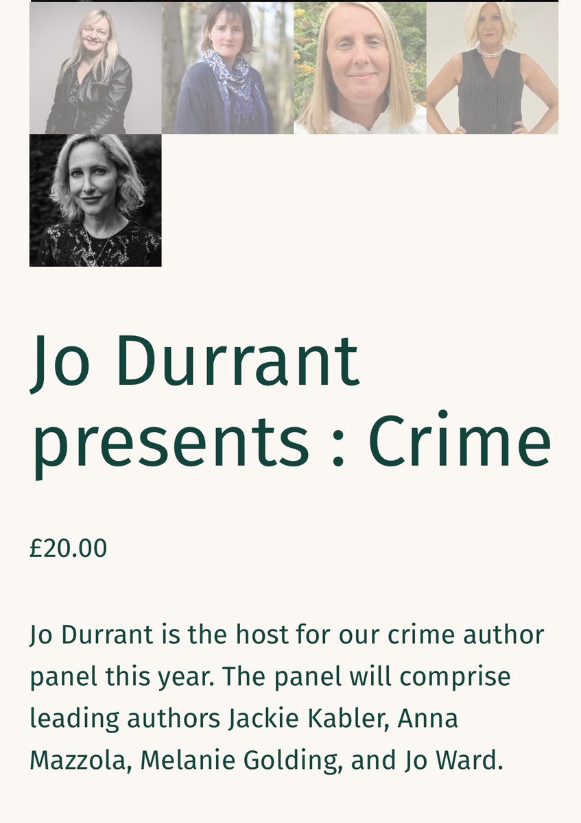 Anna Mazzola - Find me on BlueSky etc instead (@anna_mazz) on Twitter photo People of Worcester, come to this! Crime fiction and forensics. 2 June. With brilliant host
<a href="/jojo_durrant/">Jo Durrant</a> plus forensics expert Jo Ward and writers
<a href="/jackiekabler/">Jackie Kabler</a> <a href="/mk_golding/">Melanie Golding</a>
and me. Tickets from <a href="/scripthavenltd/">Script Haven</a>. Link here:
scripthaven.co.uk/product/jo-dur… People of Worcester, come to this! Crime fiction and forensics. 2 June. With brilliant host
<a href="/jojo_durrant/">Jo Durrant</a> plus forensics expert Jo Ward and writers
<a href="/jackiekabler/">Jackie Kabler</a> <a href="/mk_golding/">Melanie Golding</a>
and me. Tickets from <a href="/scripthavenltd/">Script Haven</a>. Link here:
scripthaven.co.uk/product/jo-dur…