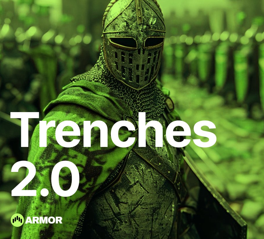 How to upgrade your trenches game. Use Armor AI and give yourself more than an edge, give yourself a Agent.

You can get Armor Wallet in early access now. Just mint an Codex NFT and start trading.
codex.armorwallet.ai/#mint
