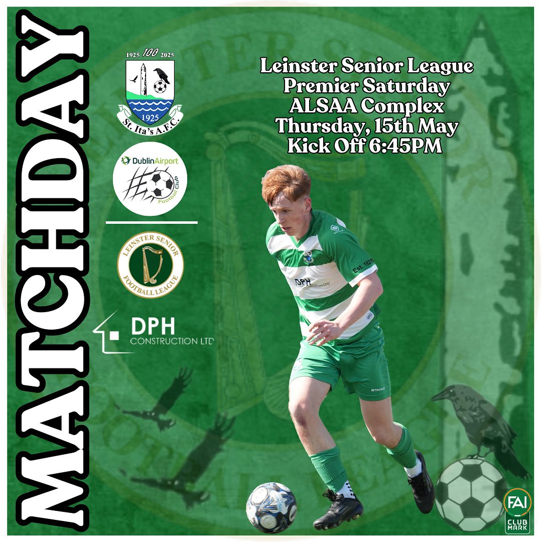 St Ita's AFC (@stitasafc) on Twitter photo 🟢⚪️ 𝗠𝗔𝗧𝗖𝗛𝘿𝘼𝙔 🟢⚪️
🆚 Dublin Airport FC
🕗 6:45 PM
🏆 Premier Saturday
🏟 ALSAA Sports Complex
#stitasafc
#weareitas
<a href="/LSLLeague/">Leinster Senior League</a> <a href="/AlQuinn2015/">LSL Live Update’s</a> 🟢⚪️ 𝗠𝗔𝗧𝗖𝗛𝘿𝘼𝙔 🟢⚪️
🆚 Dublin Airport FC
🕗 6:45 PM
🏆 Premier Saturday
🏟 ALSAA Sports Complex
#stitasafc
#weareitas
<a href="/LSLLeague/">Leinster Senior League</a> <a href="/AlQuinn2015/">LSL Live Update’s</a>
