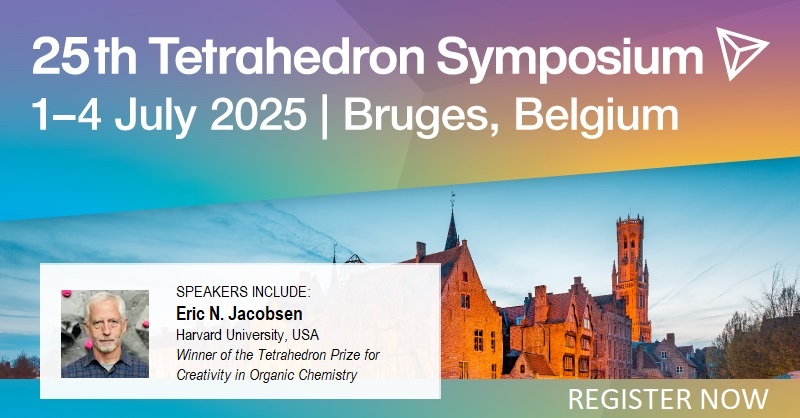TetrahedronSymp's tweet image. Privileged chiral catalysts: selectivity and generality in enantioselective #catalysis: Plenary talk by Eric N. Jacobsen (@JacobsenLab) @HarvardCCB at #TETSymp. View the full program and register at bit.ly/TETR2025