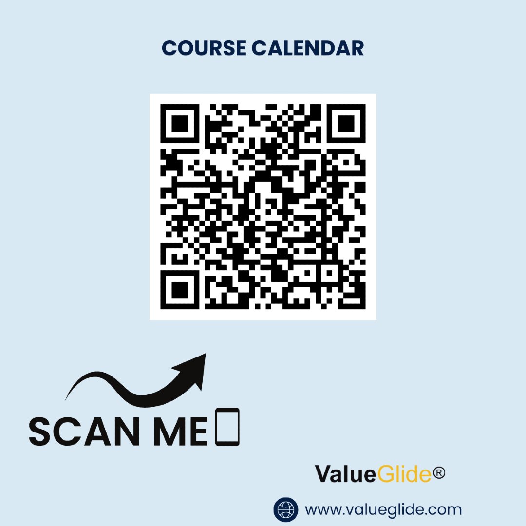 NaderTalai's tweet image. ValueGlide&apos;s June SAFe training schedule is up on our website. Check it out to find the perfect course for you! Scan the QR to view the details. 
#scaledagile #safecalendar #SAFe #June