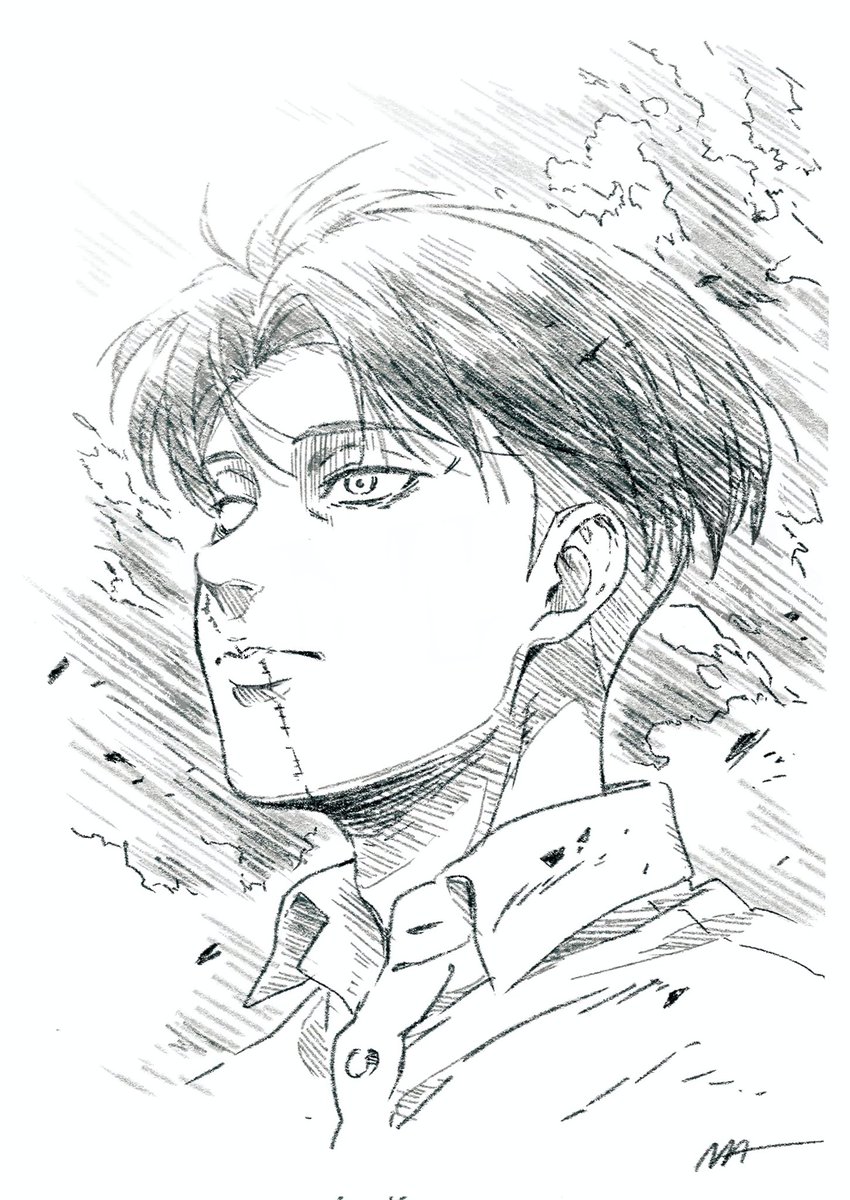 Leviasyourdad's tweet image. บ่ายวันหนึ่งขณะล้างมือ
รีไวล์เห็นสิ่งหนึ่งในเงาสะท้อนเป็นเส้นผมสีเงินที่แซมออกมาจากกลุ่มผมสีดำสนิท

เขากระชากมันออกมา ไม่ใช่เพราะรังเกียจตัวเองที่แก่ตัวแต่เพราะมันแปลกใหม่

และจ้องมองตัวเองในกระจก