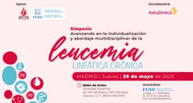 Participa en el simposio “Avanzando en la individualización y abordaje multidisciplinar de la LLC”
🗓 29 de mayo 2025 | 📍 Sede de la SEHH, Madrid
Dirigido a profesionales en hematología e investigación clínica.
Inscripciones hasta el 22 de mayo en: geheg.net/noticias/
