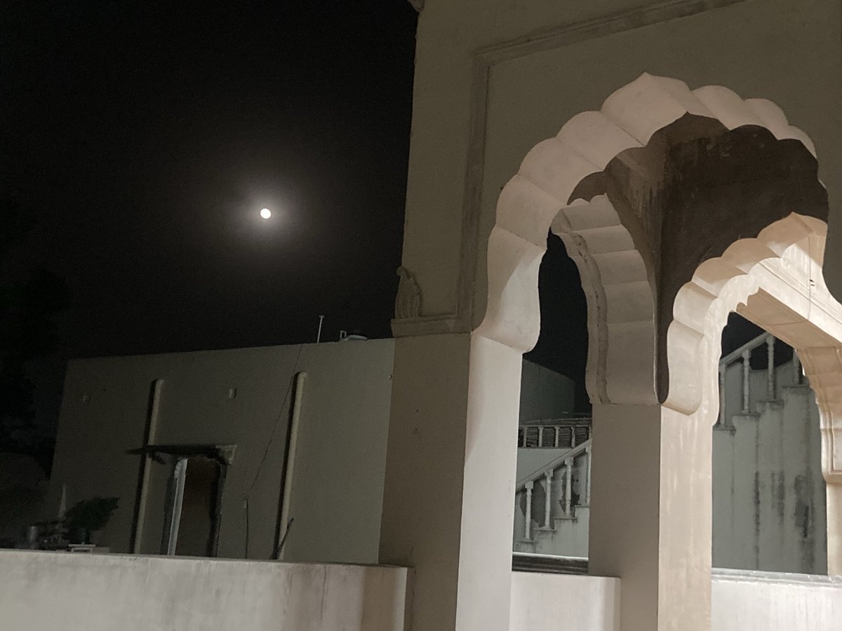 "Moonlit Night at Ralawata Fort 🌙✨ #Ralawata #Moon #NightView"