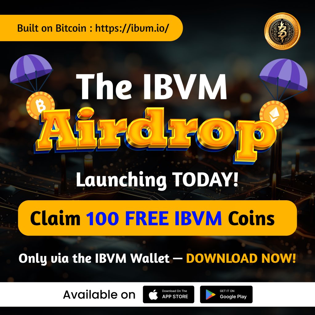 IT’S HAPPENING!

The $IBVM Airdrop goes LIVE today — and it’s unlike anything you’ve seen.

✅ No wallet connects
✅ No KYC
✅ No gas fees
✅ Pure rewards for real believers

🪂 Get ready to earn $IBVM for doing simple, fast, on-chain tasks.

You’re not late. You’re right on