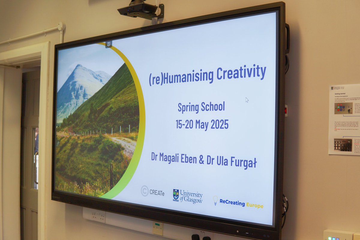 CREATe (@copyrightcentre) on Twitter photo Welcome to the first day of our Spring School, “(Re)Humanising Creativity”! 🌼
This year’s CREATe Spring School explores the link between human creativity and technology through the insights of experts in copyright, competition, and tech regulation. 🤝✨
Right now, <a href="/MagaliEben/">Magali Eben</a> Welcome to the first day of our Spring School, “(Re)Humanising Creativity”! 🌼
This year’s CREATe Spring School explores the link between human creativity and technology through the insights of experts in copyright, competition, and tech regulation. 🤝✨
Right now, <a href="/MagaliEben/">Magali Eben</a>