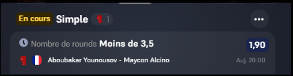 [THREAD] 
⚠️ Arnaque chez @WinamaxSports – Compte bloqué, fonds gelés depuis 3 mois ⚠️

Le 14 février 2025, je prends un pari MMA sur Winamax,  Jusque-là, tout est normal. (1/8)