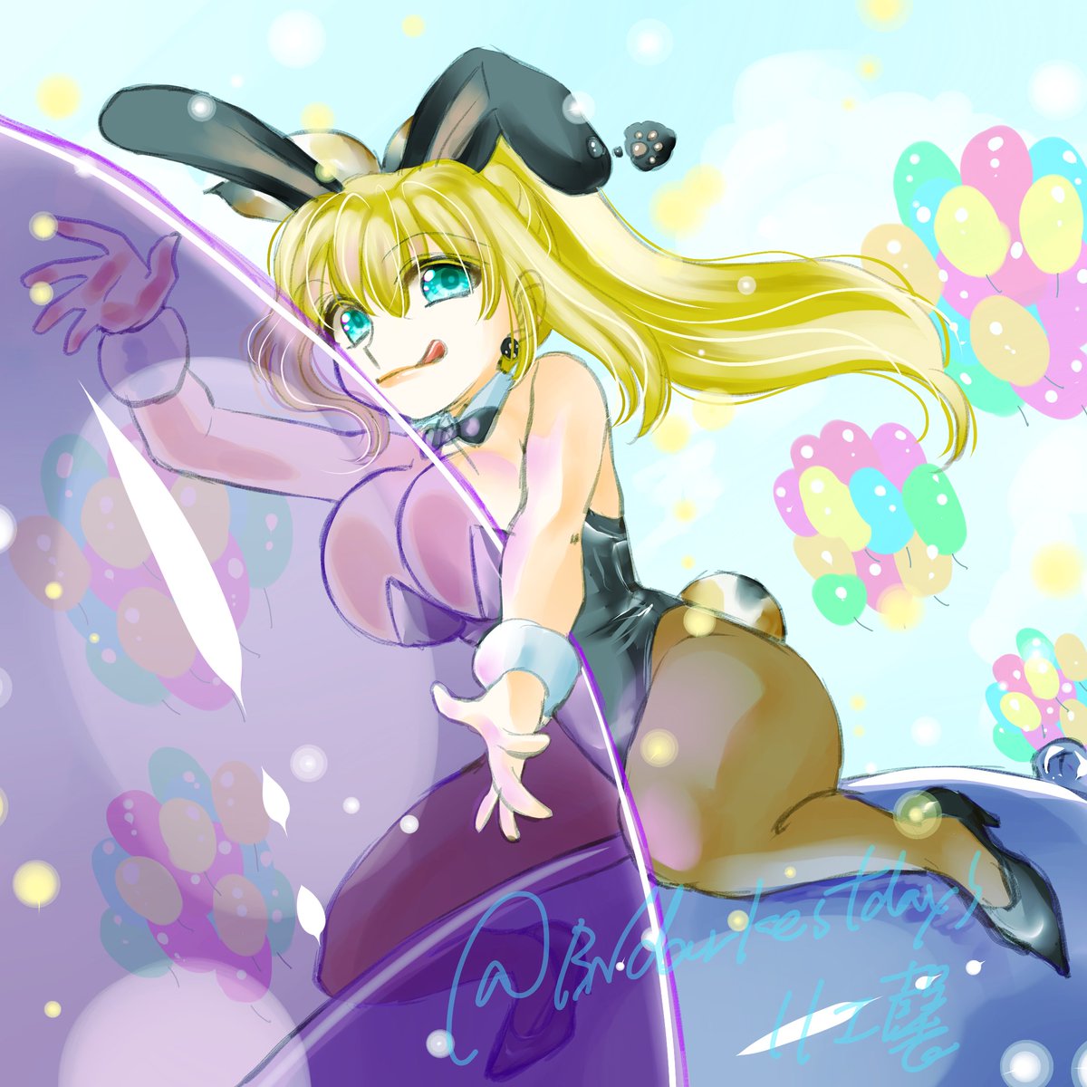 skeb納品～～～～！！！！

ゆゆにゃんさんのとこのフーナさん！！！

風船でぎゅっとなる乳を描けて本望です！！！！！！！！←
アピール受け取ってくださりありがとうございました～～～！！！！(*´艸`*)

skeb.jp/@BNdarkestdays
#Skeb #Commission