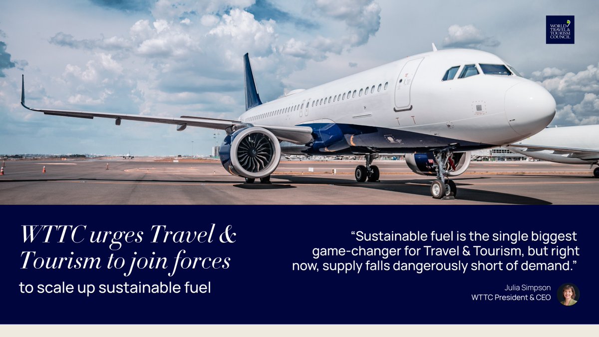 From hotels to tour operators, every business has a role in powering a cleaner future  

🌍✈️ In collaboration with <a href="/ICF/">ICF</a>, we've produced a bold new framework to unite the Travel &amp; Tourism sector in scaling up the production and use of #SustainableFuels 👉 bit.ly/4kkPRdY