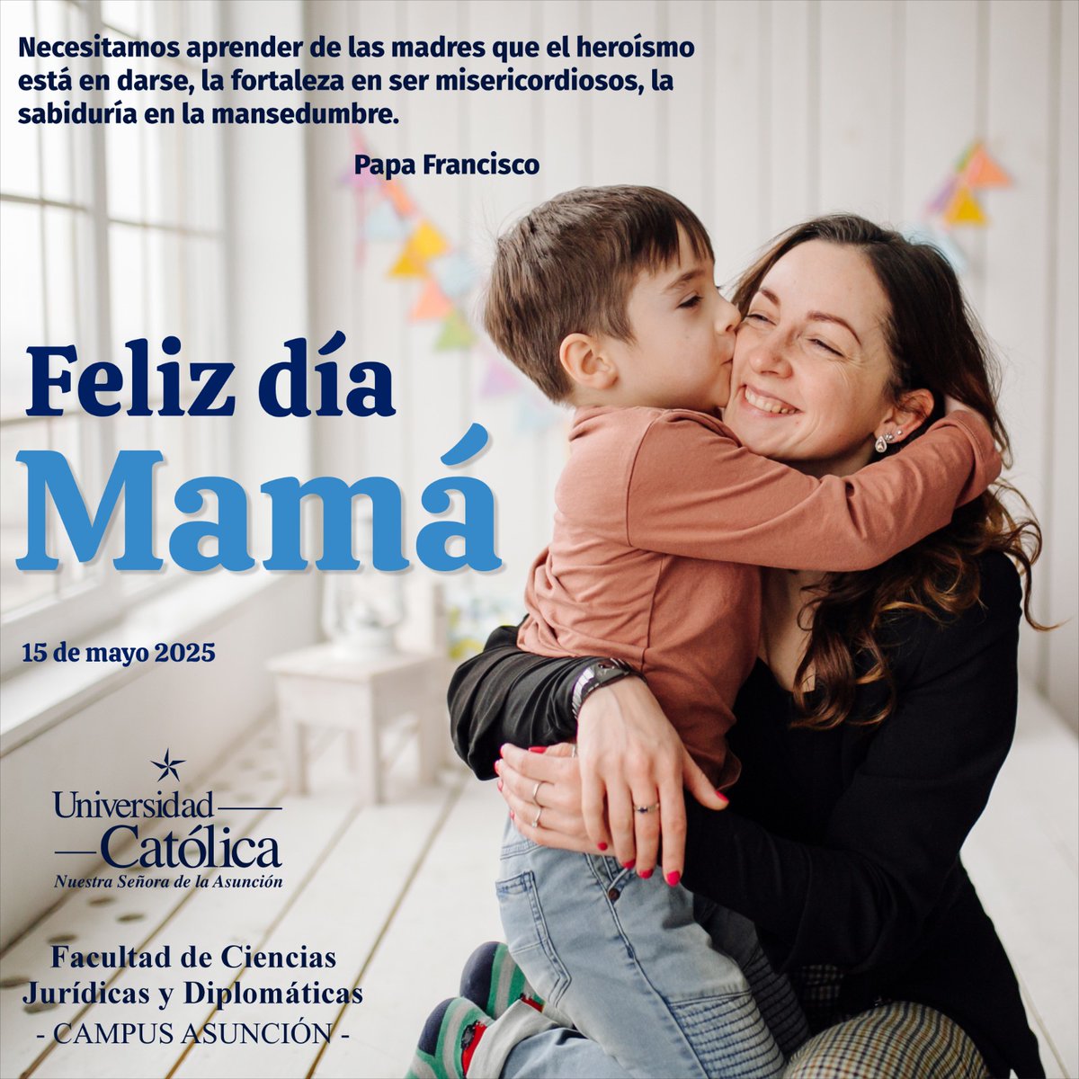 La FCJD desea un feliz día a todas las Madres!! ✨💞🎉