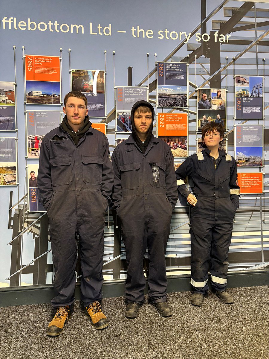 Shufflebottom is working hard to break down barriers for #womenofsteel. Proud that we've just hosted our first female welder, one of three recent students on Work Experience. Full story here: tinyurl.com/5yhjh6z9
#UKsteelindustry #manufacturingWales #welding #fabrication