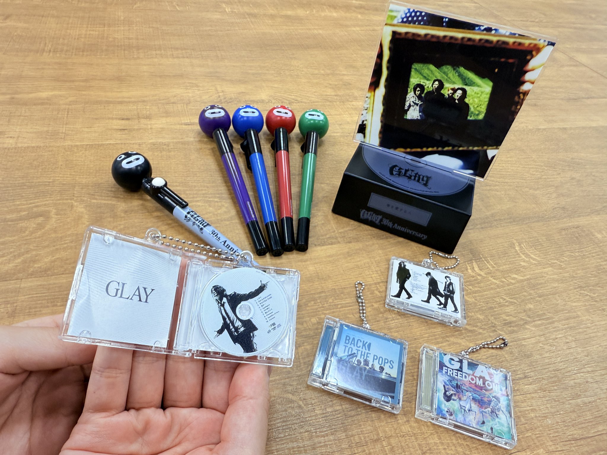 GLAY GiGO MUSIC BOX マルチクリアホルダー　ズラーペン　セット GLAY GiGO MUSIC BOX マルチクリアホルダー ズラーペン セット