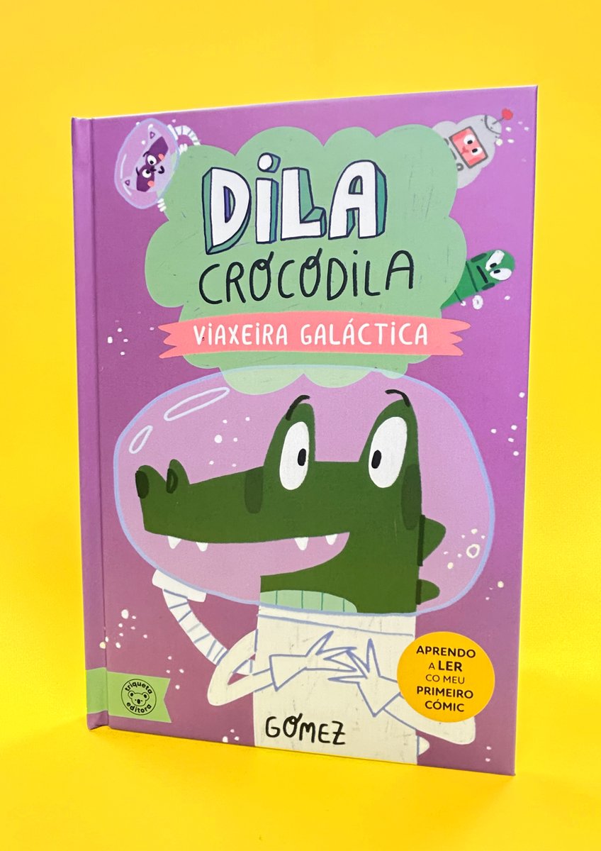 As dúas entregas novas de «Dila Crocodila» chegan mañá ás librarías!

A edición en galego de Dila vai xa na cuarta entrega!
Estamos moi contentas e contentos coa acollida da crocodila de @gomezillustration
Xa tedes todas as entregas en galego?