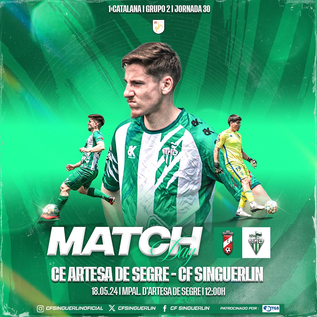 SinguerlinCF (@singuerlincf) on Twitter photo πΌπ°π
π²π· π³π°π
π 1Βͺ CAT I G.2 I J.30
π @ceartesadesegre
ποΈ Municipal dβArtesa de Segre
β° 12:00h
ποΈ 18/05
πͺ Β‘π ππππππππ ππ πππππ πππ πππ ππππππΜπ!
π’βͺοΈ #VamosSinguerlin #SomTotCor πΌπ°π
π²π· π³π°π
π 1Βͺ CAT I G.2 I J.30
π @ceartesadesegre
ποΈ Municipal dβArtesa de Segre
β° 12:00h
ποΈ 18/05
πͺ Β‘π ππππππππ ππ πππππ πππ πππ ππππππΜπ!
π’βͺοΈ #VamosSinguerlin #SomTotCor