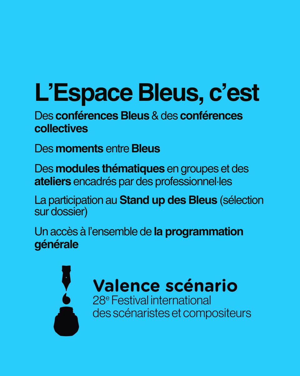 ⚡Accréditez-vous, auteur·rices émergent·es, et venez à Valence découvrir les coulisses du métier !
 
🎟️Pour 115 €, accédez à 4 jours de conférences, de rencontres, de projections, de soirées...
 
🔗Lien en bio
📍Rendez-vous du 2 au 7 juin à Valence !