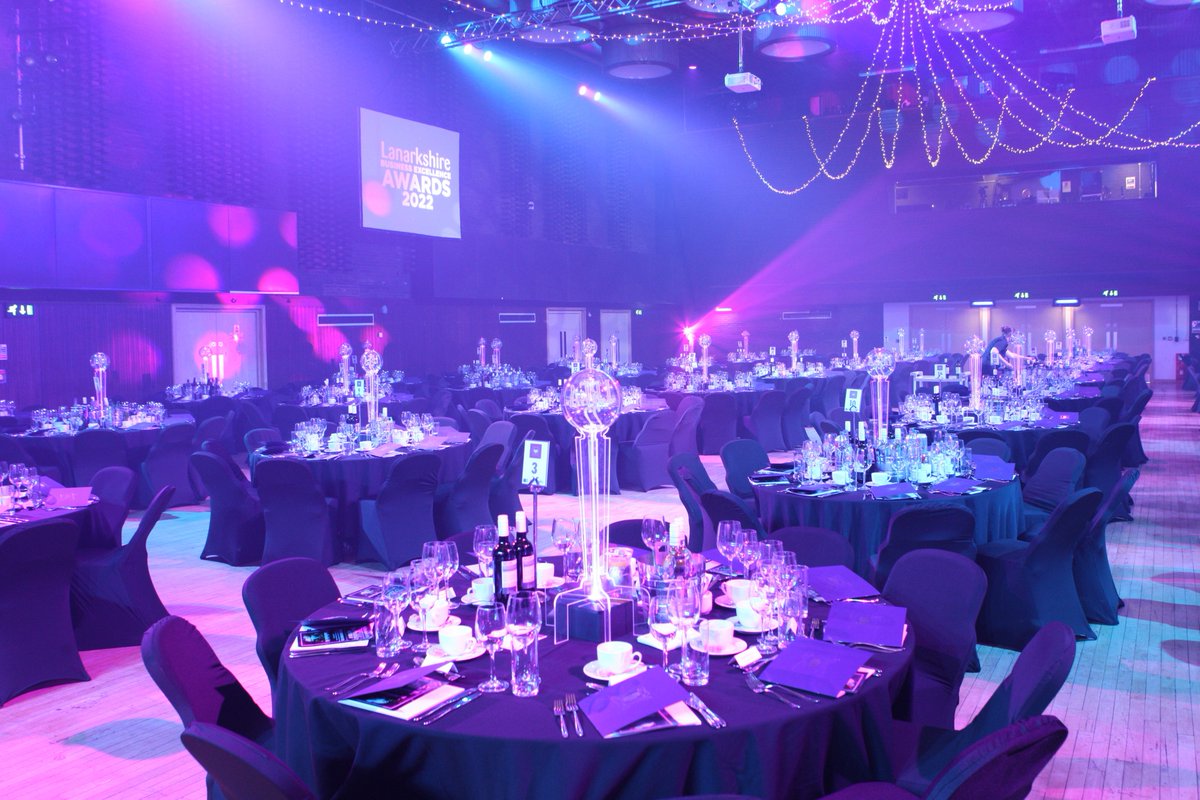 We've been asked by some finalists if they can book more tickets for the Awards Dinner on 30 May. 
Yes - there are still some tickets available, just go to the Awards website lanarkshirebusinessawards.co.uk to book and we'll ensure you and your guests are sitting together.