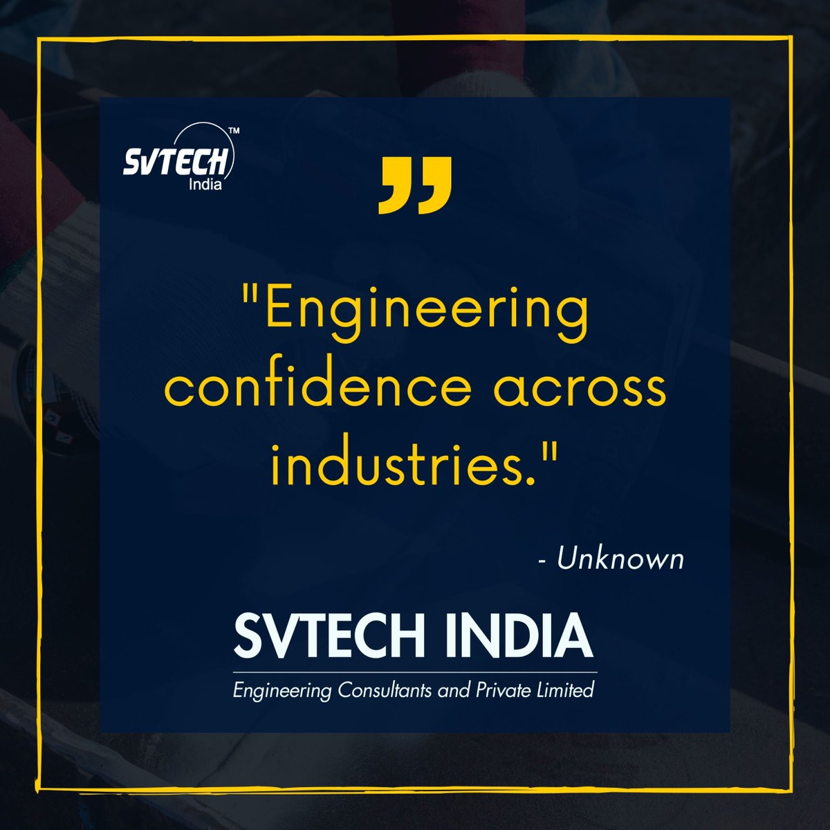 SVTech_India's tweet image. Engineering confidence across industries.

Phone: +91 9822522259 / +91 9096135909
Email: sales@svtechengineering.com
Website: svtechengineering.com

#SVTech #pune #mumbai #maharashtra #marathi #india #ig #delhi #construction #architecture #design #building #welding #welder