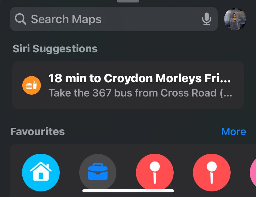 TiannaBanton's tweet photo. @Apple do you want to explain why your maps app randomly suggested directions to the closest fried chicken shop (in an area I just moved to) despite me never searching for it in the first place?? 

This is some racist shit and it ain’t cool. I want an explanation &amp; apology!! https://t.co/jl5suPS3qW